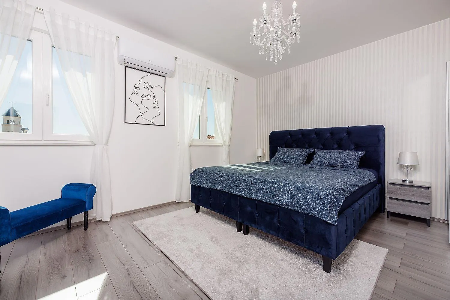 Exquisites Apartment Nur 350 Meter Zum Strand Mit Herrlichem Meerblick, Privatparkplatz, Wifi Crikvenica 0*,  Croatia